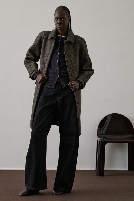 Manteau Simba - Marron/Noir - Laine - Femme