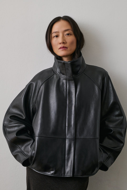 Veste Gamma - Noir - Cuir - Femme