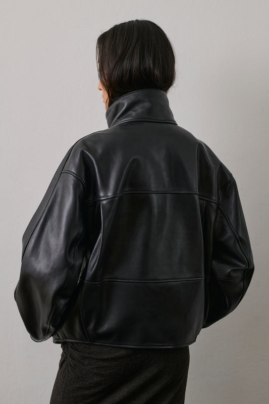 Veste Gamma - Noir - Cuir - Femme