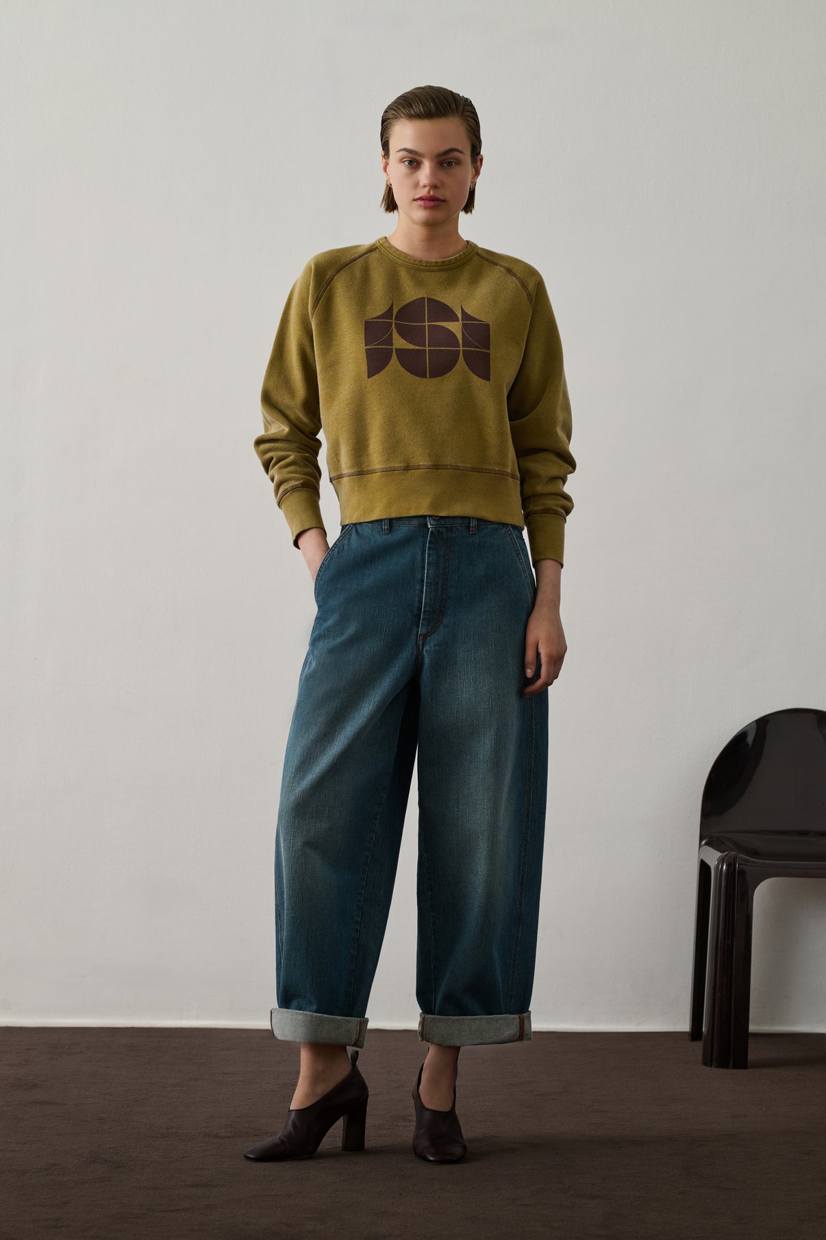 Sweatshirt Apollo - Bronze - Coton - Femme vue 1