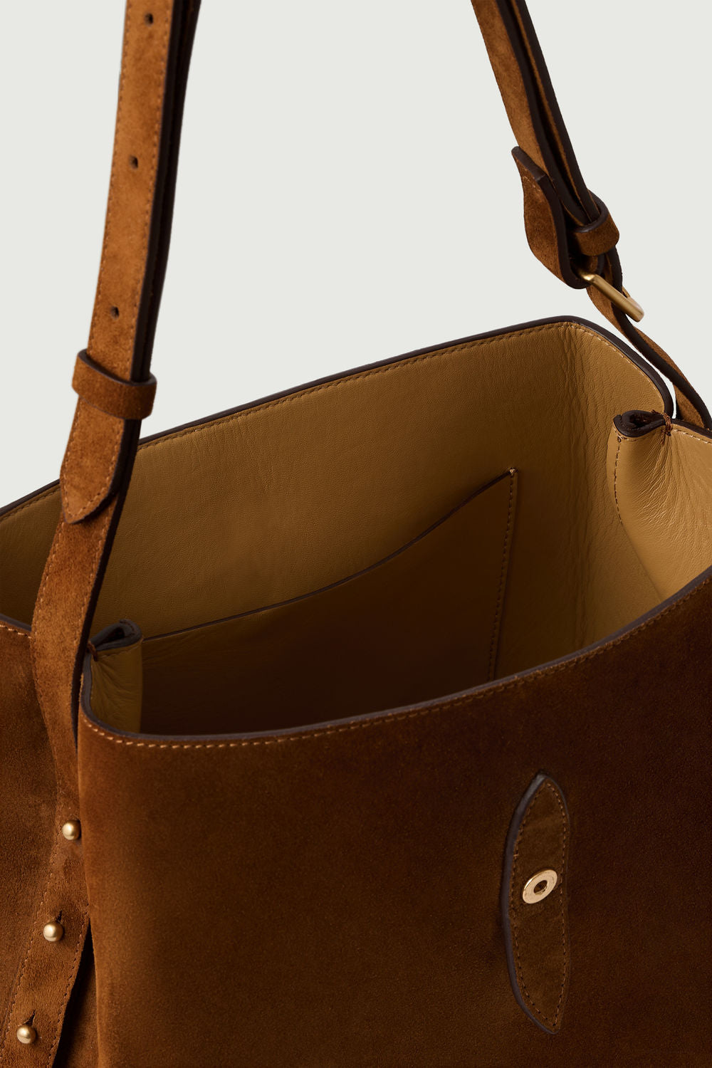 Sac Bello - Caramel - Cuir - Femme vue 5